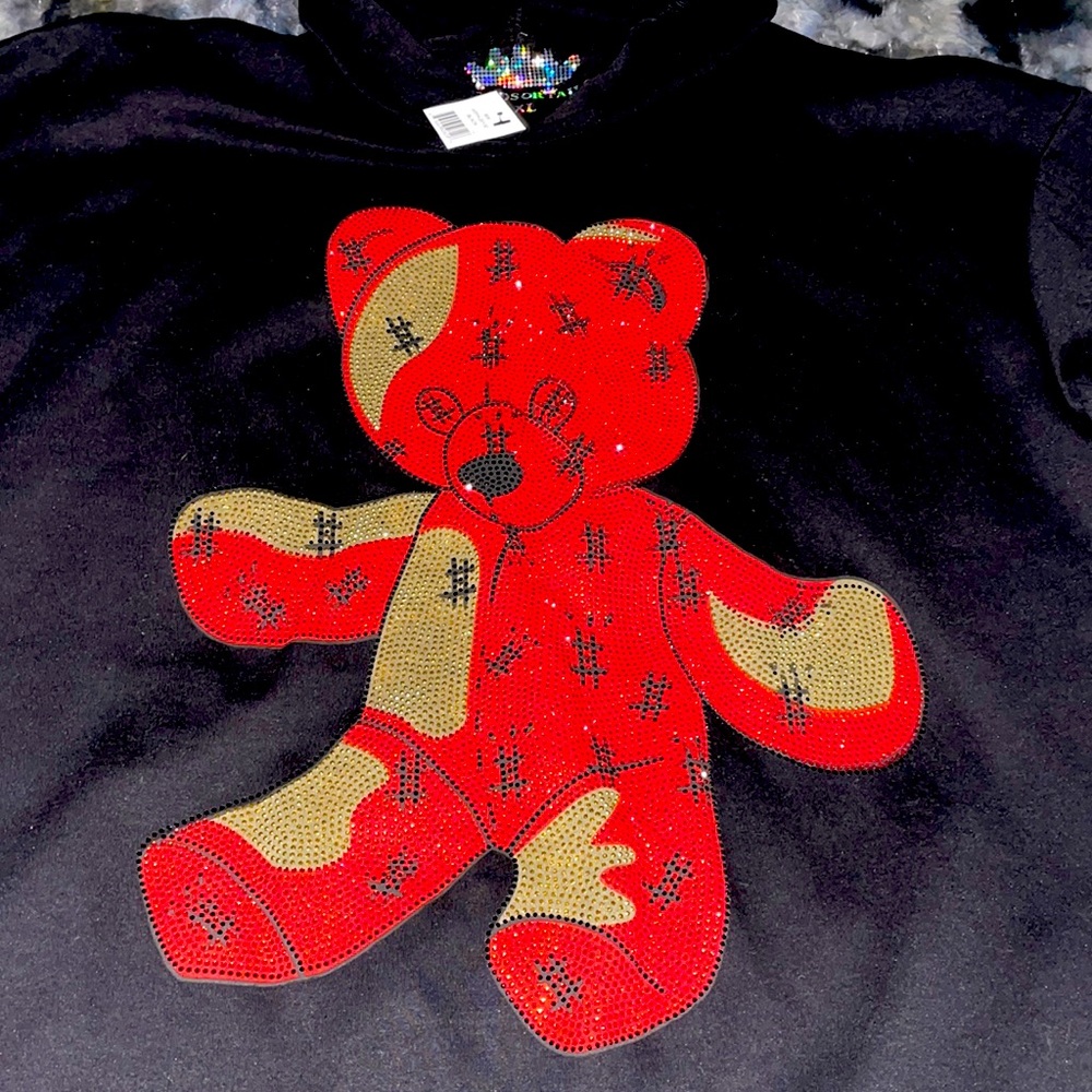 BLINGED OUT MEN HOODIE